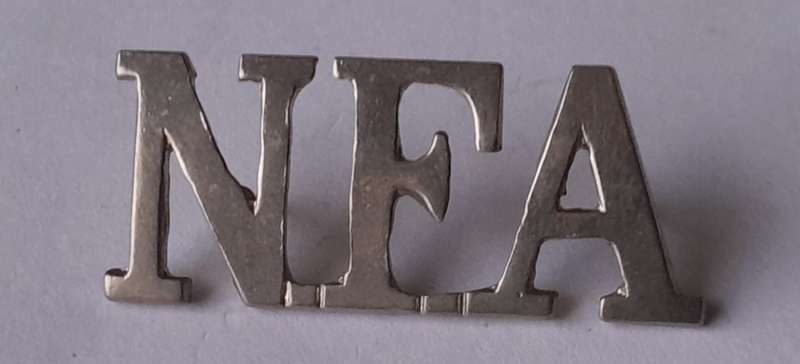Natal Field Artillery Shoulder Title.  Pins Intact.