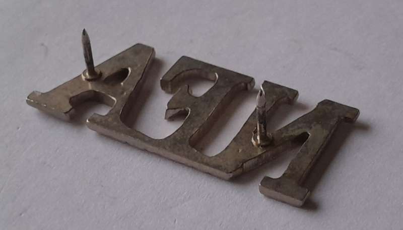 Natal Field Artillery Shoulder Title.  Pins Intact.