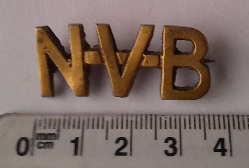 WW2 SA National Volunteer Brigade Shoulder Title.  Pin Intact.