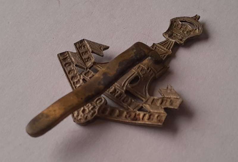 Early Yorkshire Regiment Cap Badge.  Slide Intact.