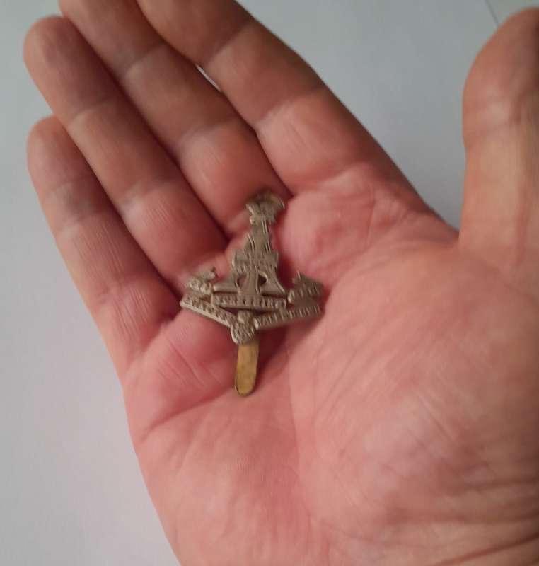 Early Yorkshire Regiment Cap Badge.  Slide Intact.