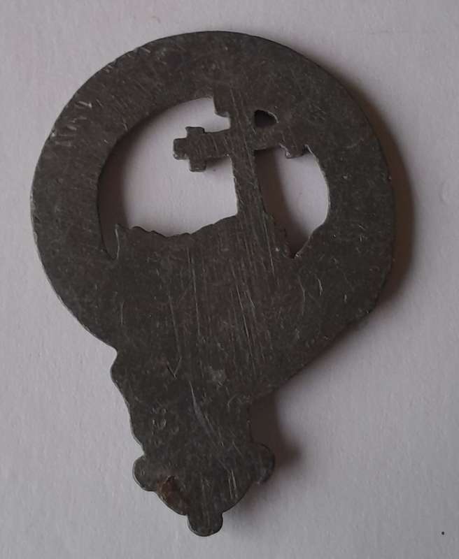 Vintage Scottish MacDonald Clan Crest Badge.