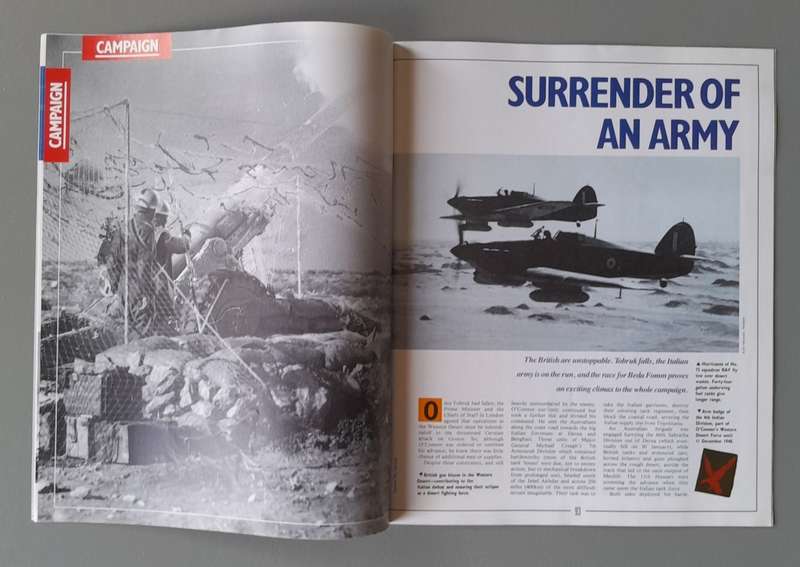 WW2 "Images Of War" Issue 4 (North Africa) With Campaign Map And Newspaper Copy.