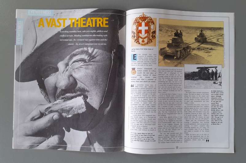 WW2 "Images Of War" Issue 4 (North Africa) With Campaign Map And Newspaper Copy.