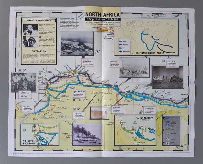 WW2 "Images Of War" Issue 4 (North Africa) With Campaign Map And Newspaper Copy.