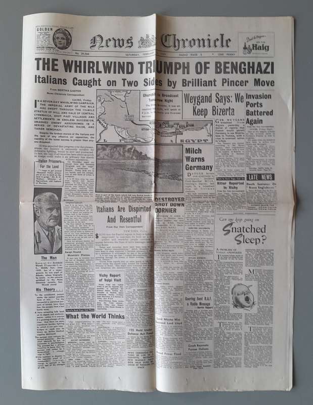 WW2 "Images Of War" Issue 4 (North Africa) With Campaign Map And Newspaper Copy.