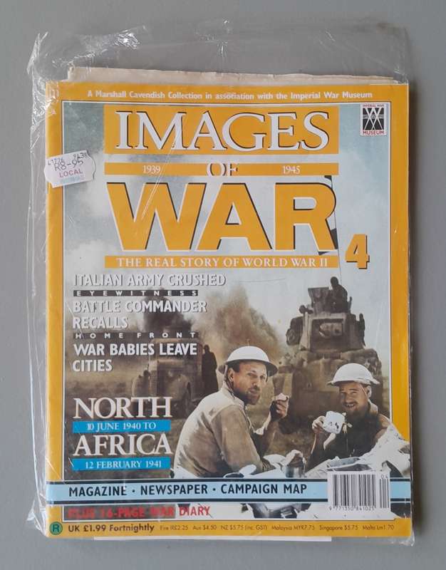 WW2 "Images Of War" Issue 4 (North Africa) With Campaign Map And Newspaper Copy.