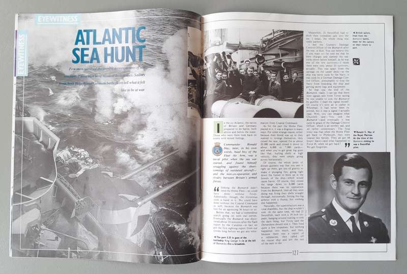 WW2 "Images Of War" Issue 5 (War At Sea) With Campaign Map And Newspaper Copy.