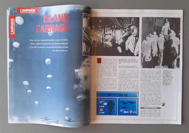 WW2 "Images Of War" Issue 6 (Balkans & Crete) With Campaign Map And Newspaper Copy.