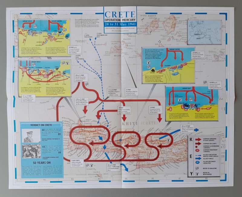 WW2 "Images Of War" Issue 6 (Balkans & Crete) With Campaign Map And Newspaper Copy.