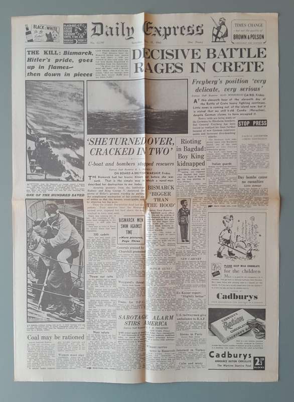 WW2 "Images Of War" Issue 6 (Balkans & Crete) With Campaign Map And Newspaper Copy.
