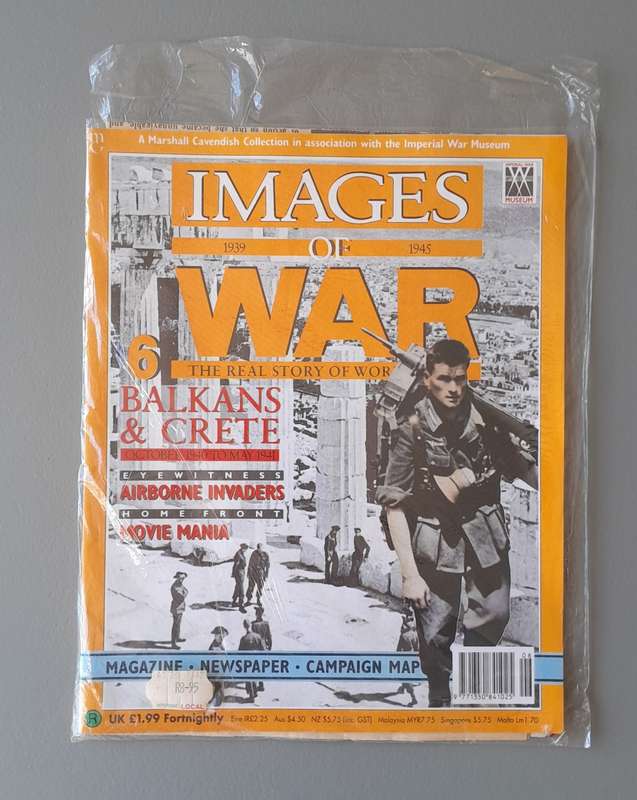 WW2 "Images Of War" Issue 6 (Balkans & Crete) With Campaign Map And Newspaper Copy.