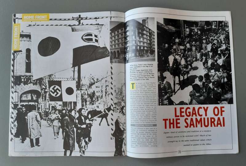 WW2 "Images Of War" Issue 10 (Singapore) With Campaign Map And Newspaper Copy.