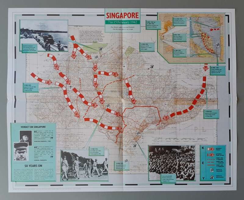 WW2 "Images Of War" Issue 10 (Singapore) With Campaign Map And Newspaper Copy.