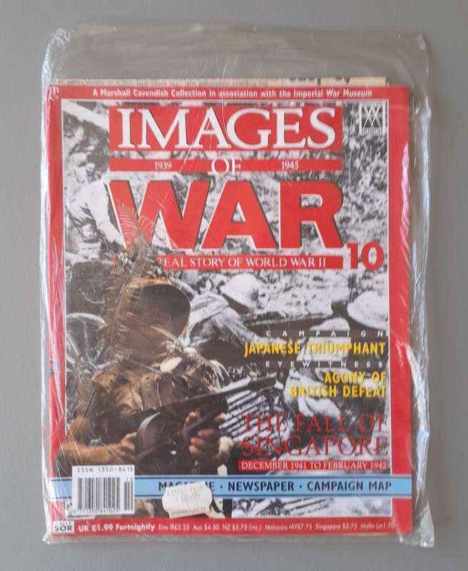 WW2 "Images Of War" Issue 10 (Singapore) With Campaign Map And Newspaper Copy.