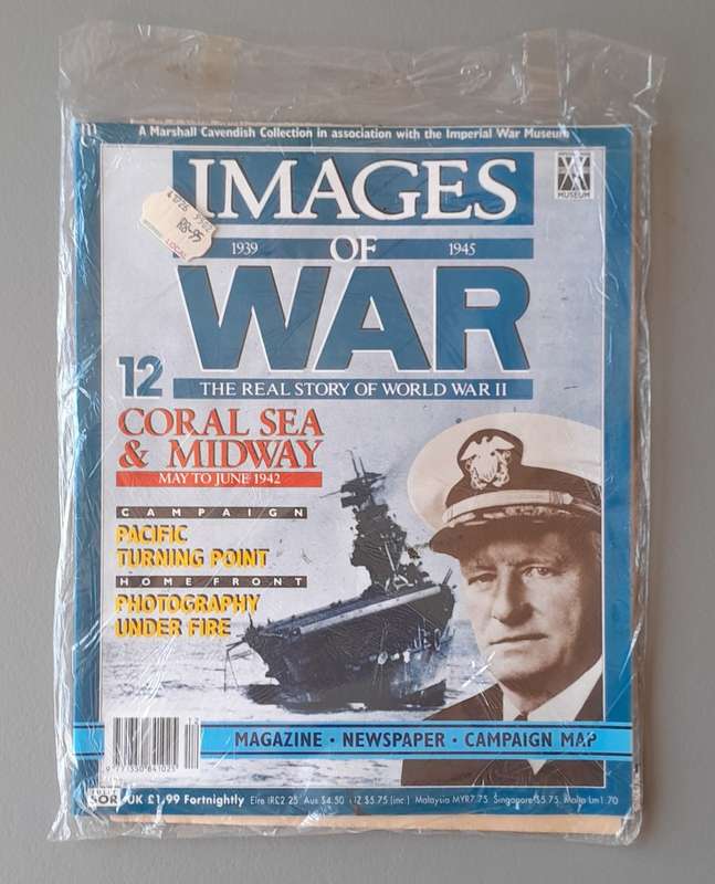 WW2 "Images Of War" Issue 12 (Coral Sea & Midway) With Campaign Map And Newspaper Copy.