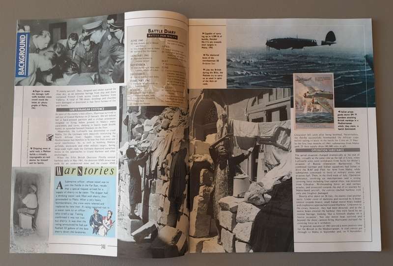 WW2 "Images Of War" Issue 13 (Malta) With Campaign Map And Newspaper Copy.