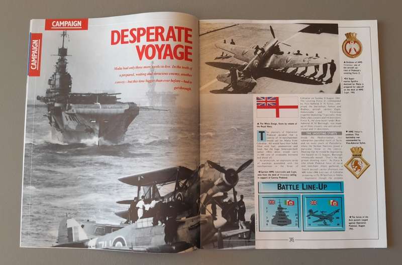 WW2 "Images Of War" Issue 13 (Malta) With Campaign Map And Newspaper Copy.