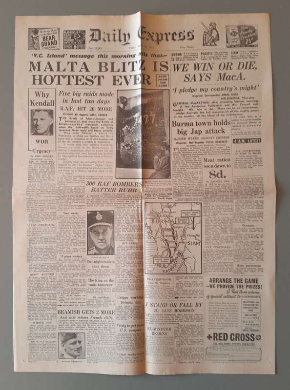 WW2 "Images Of War" Issue 13 (Malta) With Campaign Map And Newspaper Copy.