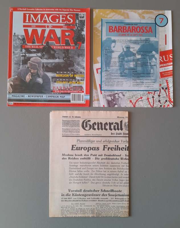 WW2 "Images Of War" Issue 7 (Russia) With Campaign Map And Newspaper Copy.