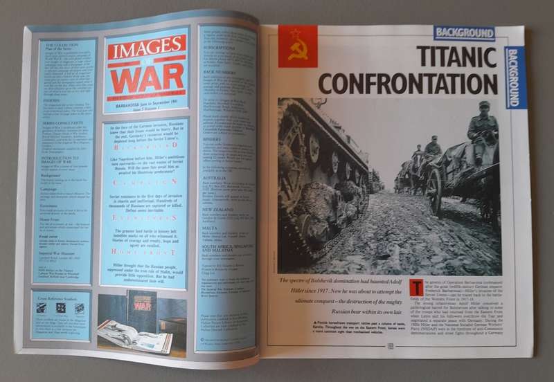 WW2 "Images Of War" Issue 7 (Russia) With Campaign Map And Newspaper Copy.