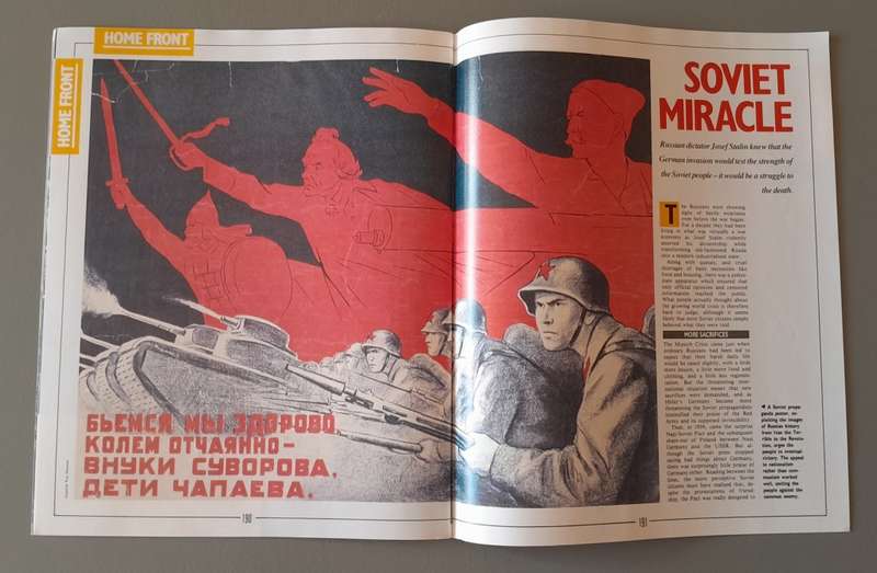 WW2 "Images Of War" Issue 7 (Russia) With Campaign Map And Newspaper Copy.