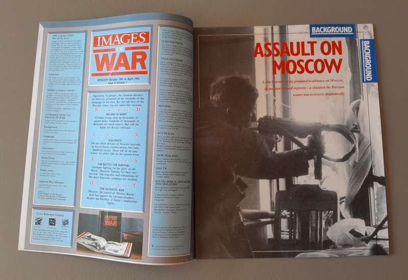 WW2 "Images Of War" Issue 8 (Moscow) With Campaign Map And Newspaper Copy.