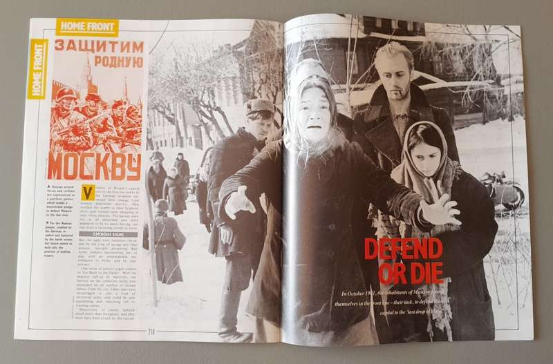 WW2 "Images Of War" Issue 8 (Moscow) With Campaign Map And Newspaper Copy.