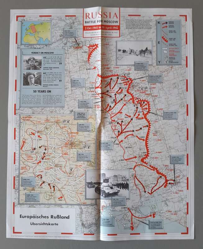 WW2 "Images Of War" Issue 8 (Moscow) With Campaign Map And Newspaper Copy.