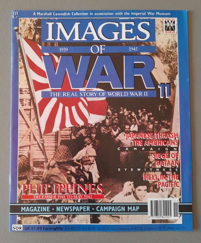 WW2 "Images Of War" Issue 11 (Philippines) With Campaign Map And Newspaper Copy.