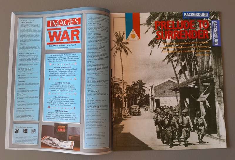 WW2 "Images Of War" Issue 11 (Philippines) With Campaign Map And Newspaper Copy.