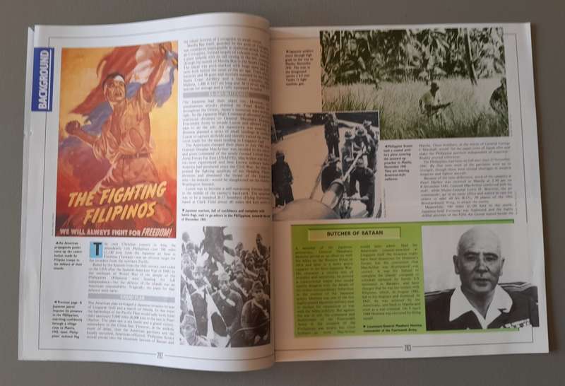 WW2 "Images Of War" Issue 11 (Philippines) With Campaign Map And Newspaper Copy.