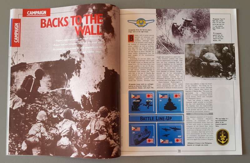 WW2 "Images Of War" Issue 11 (Philippines) With Campaign Map And Newspaper Copy.