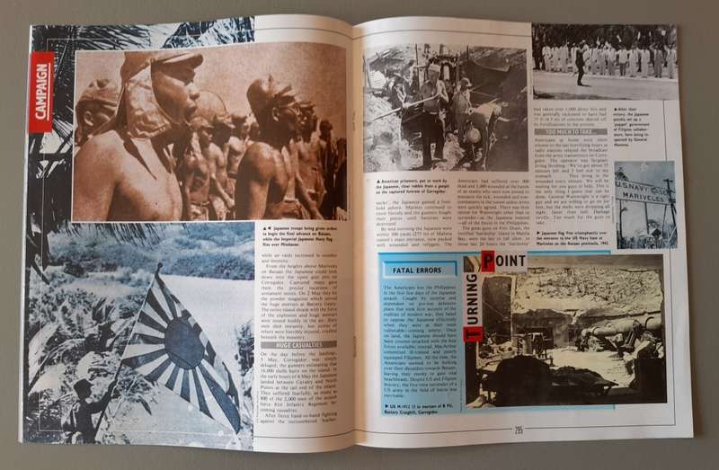WW2 "Images Of War" Issue 11 (Philippines) With Campaign Map And Newspaper Copy.
