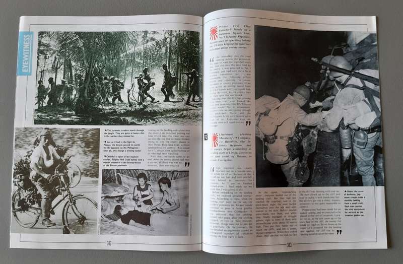 WW2 "Images Of War" Issue 11 (Philippines) With Campaign Map And Newspaper Copy.