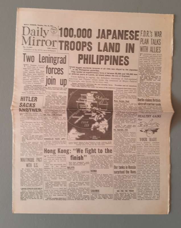 WW2 "Images Of War" Issue 11 (Philippines) With Campaign Map And Newspaper Copy.