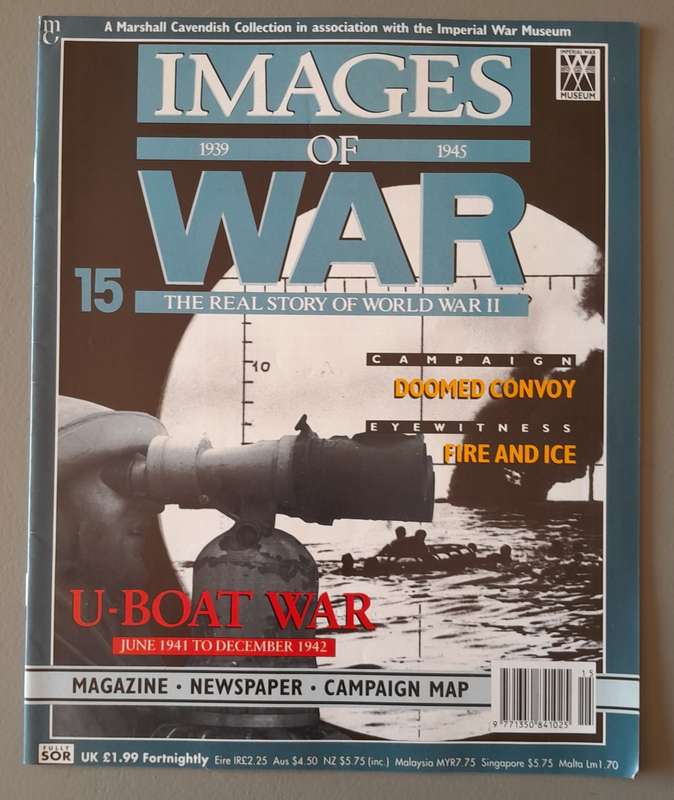 WW2 "Images Of War" Issue 15 (U-Boat War) With Campaign Map And Newspaper Copy.