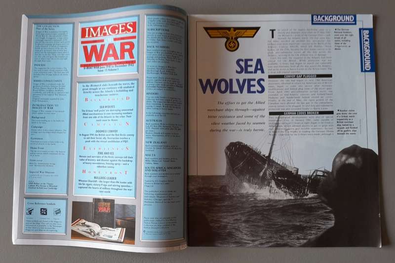 WW2 "Images Of War" Issue 15 (U-Boat War) With Campaign Map And Newspaper Copy.