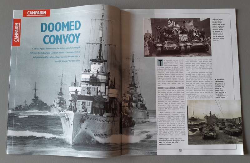 WW2 "Images Of War" Issue 15 (U-Boat War) With Campaign Map And Newspaper Copy.