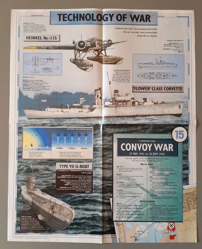 WW2 "Images Of War" Issue 15 (U-Boat War) With Campaign Map And Newspaper Copy.