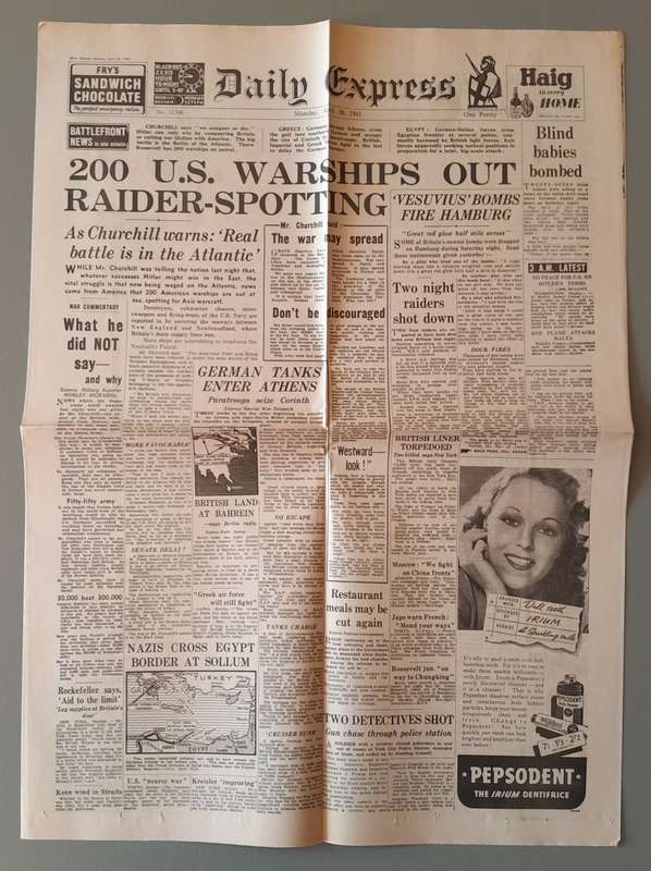 WW2 "Images Of War" Issue 15 (U-Boat War) With Campaign Map And Newspaper Copy.
