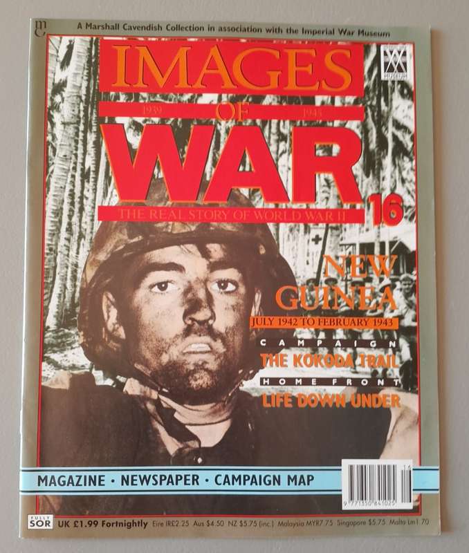 WW2 "Images Of War" Issue 16 (New Guinea) With Campaign Map And Newspaper Copy.