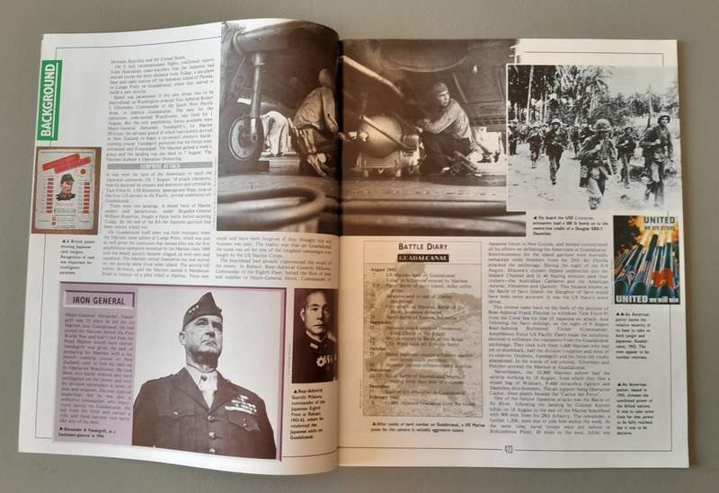 WW2 "Images Of War" Issue 16 (New Guinea) With Campaign Map And Newspaper Copy.
