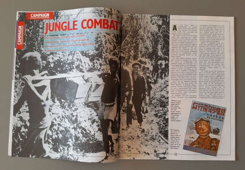 WW2 "Images Of War" Issue 16 (New Guinea) With Campaign Map And Newspaper Copy.