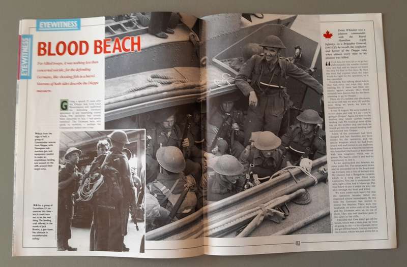 WW2 "Images Of War" Issue 17 (Dieppe) With Campaign Map And Newspaper Copy.