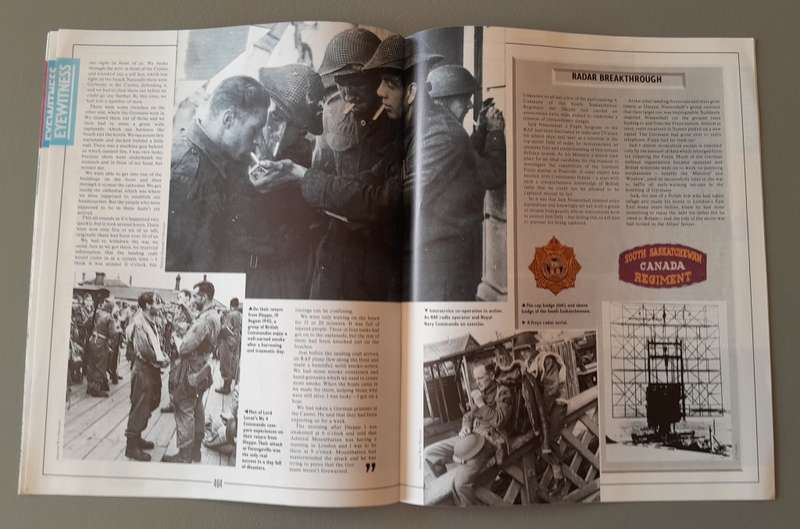 WW2 "Images Of War" Issue 17 (Dieppe) With Campaign Map And Newspaper Copy.