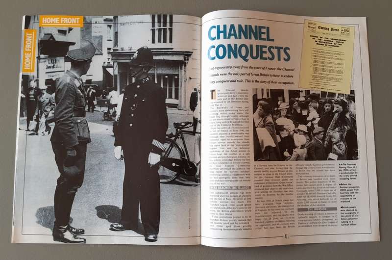 WW2 "Images Of War" Issue 17 (Dieppe) With Campaign Map And Newspaper Copy.