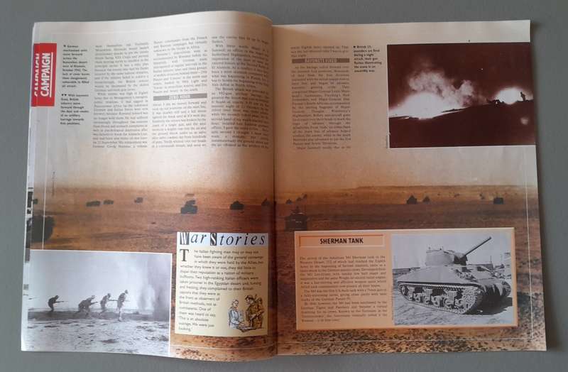 WW2 "Images Of War" Issue 18 (El Alamein) With Campaign Map And Newspaper Copy.