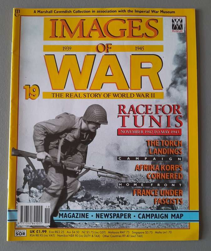 WW2 "Images Of War" Issue 19 (Tunisia) With Campaign Map And Newspaper Copy.