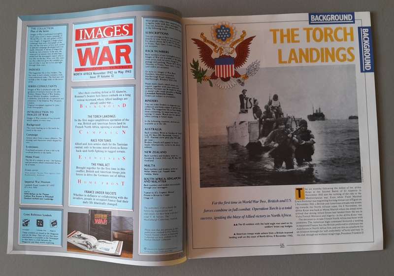 WW2 "Images Of War" Issue 19 (Tunisia) With Campaign Map And Newspaper Copy.